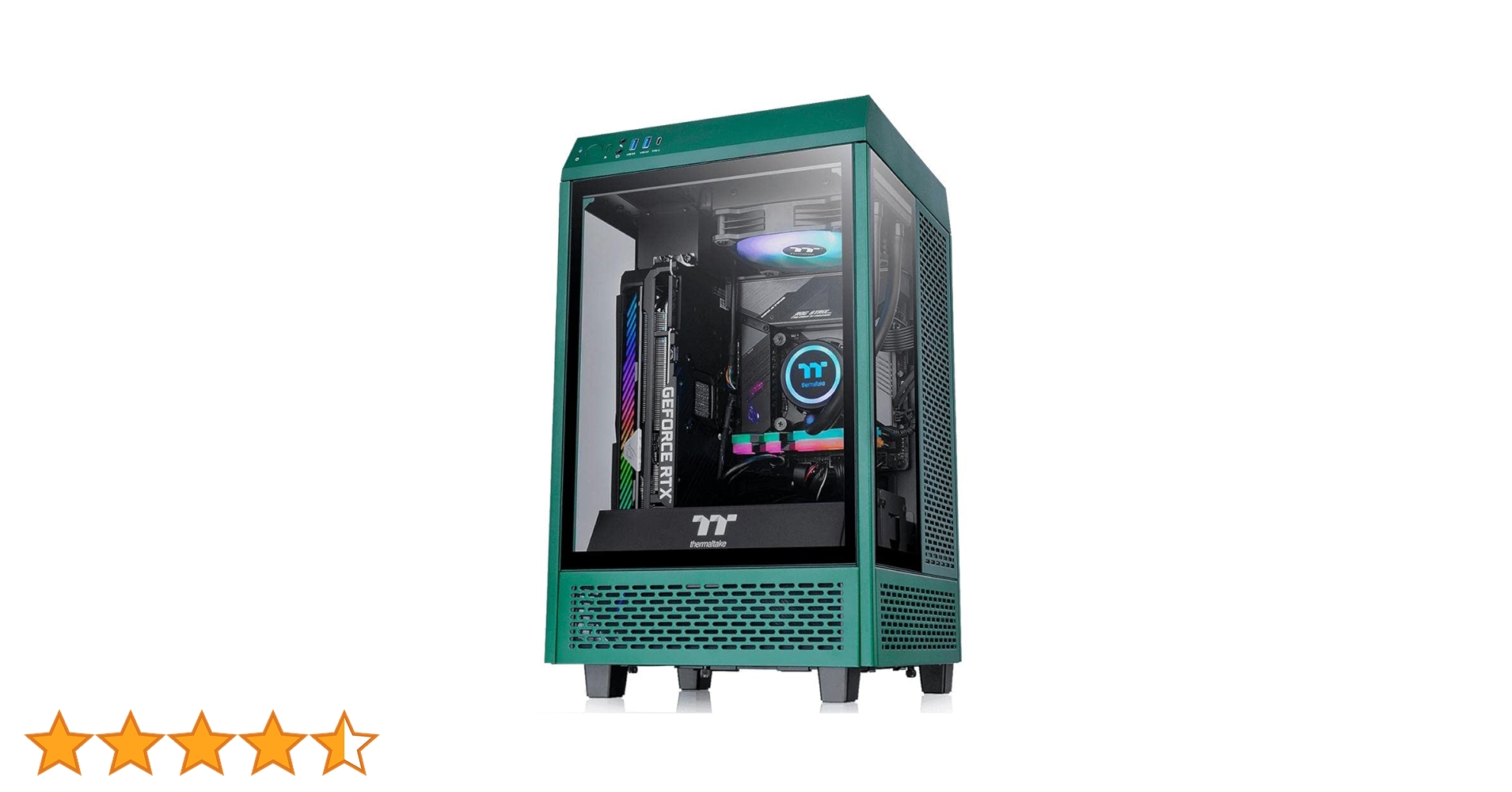 Amazon | Thermaltake The Tower 100 -Racing Green- ミニタワー型PC